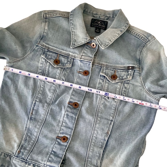 Lucky Brand - Dixie Denim Jacket - Fits like Small * - Light Blue Wash - Picture 4 of 8